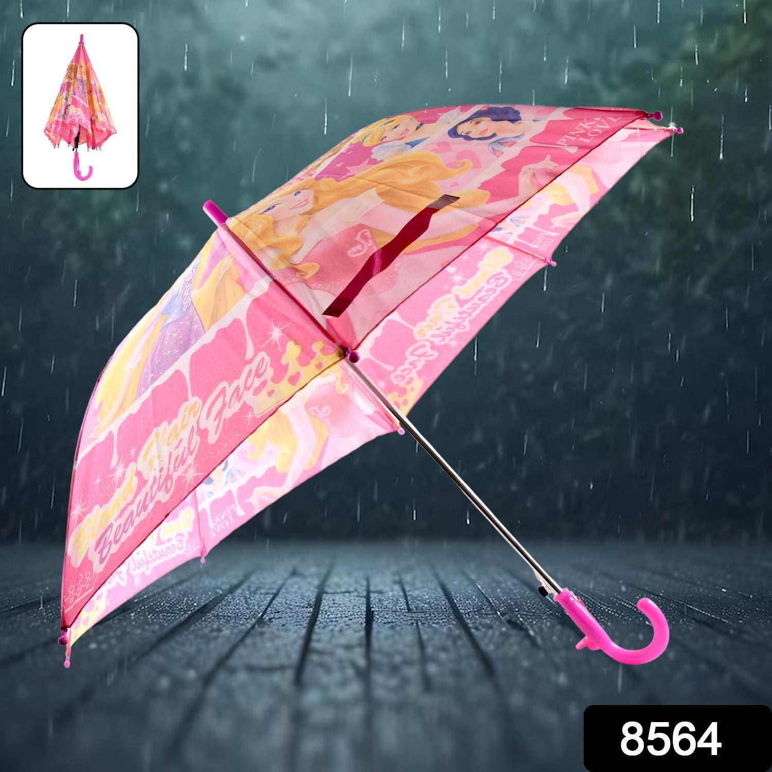 3 Fold Manual Open Umbrella | Windproof, Sunproof & Rainproof with Sturdy Steel Shaft | Easy to Hold & Carry | Umbrella for Women, Men & Kids (1 Pc) Variety Bazaar