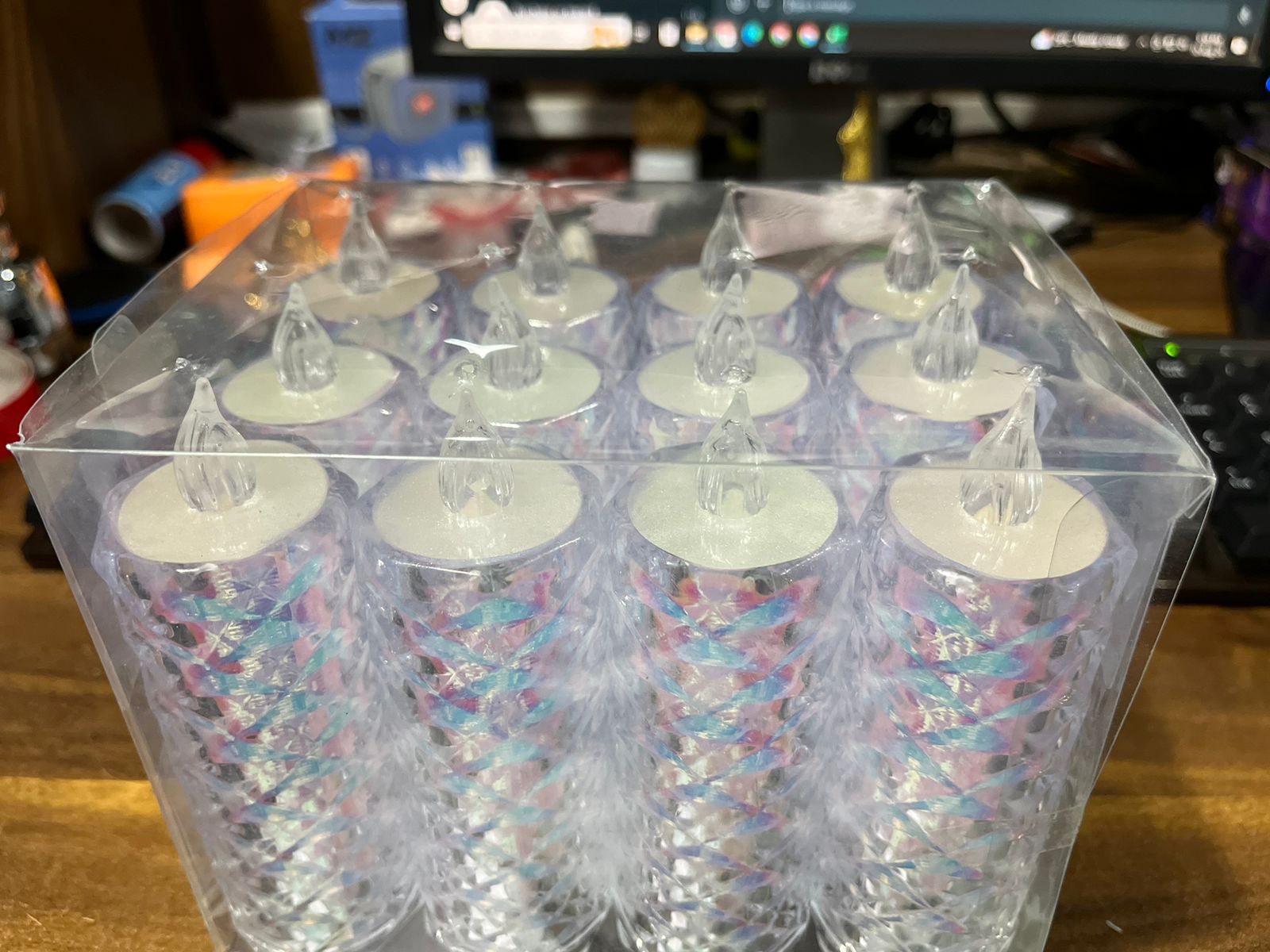 Festive Lighting for Any Occasion: 12 Pack LED Tealight Candles Variety Bazaar