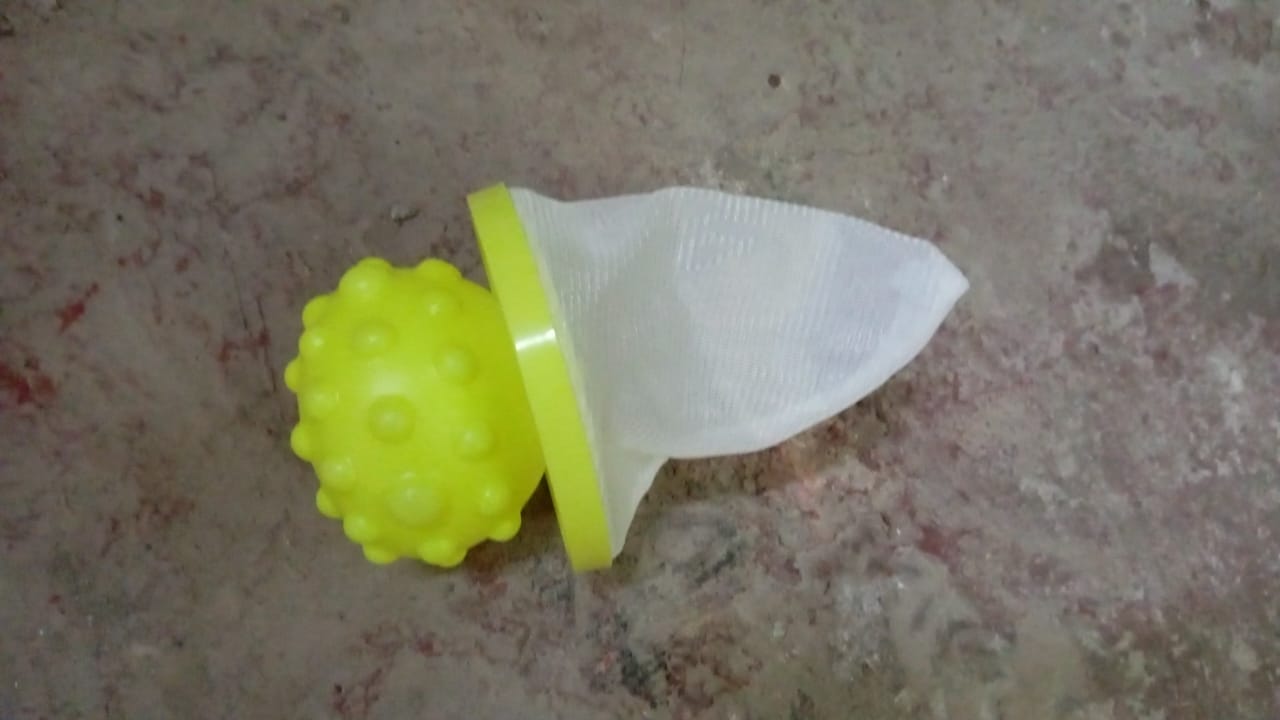 Reusable Washing Machine Floating Cylindrical Shape Lint Mesh Bag ( 1 Pc) Variety Bazaar