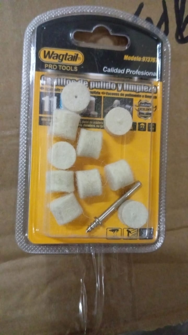 Rotary Tool Accessory Wool Felt Polishing Pad Felt (11 Pcs Set) Variety Bazaar