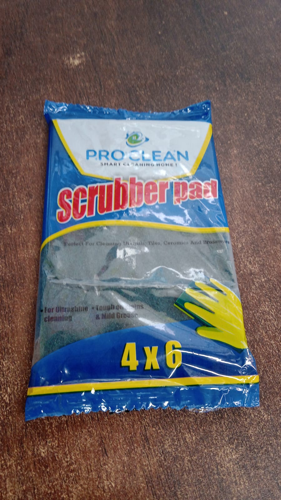 Pro Clean Heavy-Duty Kitchen Scrubber Pad – 4x6 inch (1 Pc) Variety Bazaar