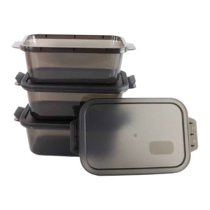 Rectangular Food Storage Containers - (3 Pc Set)