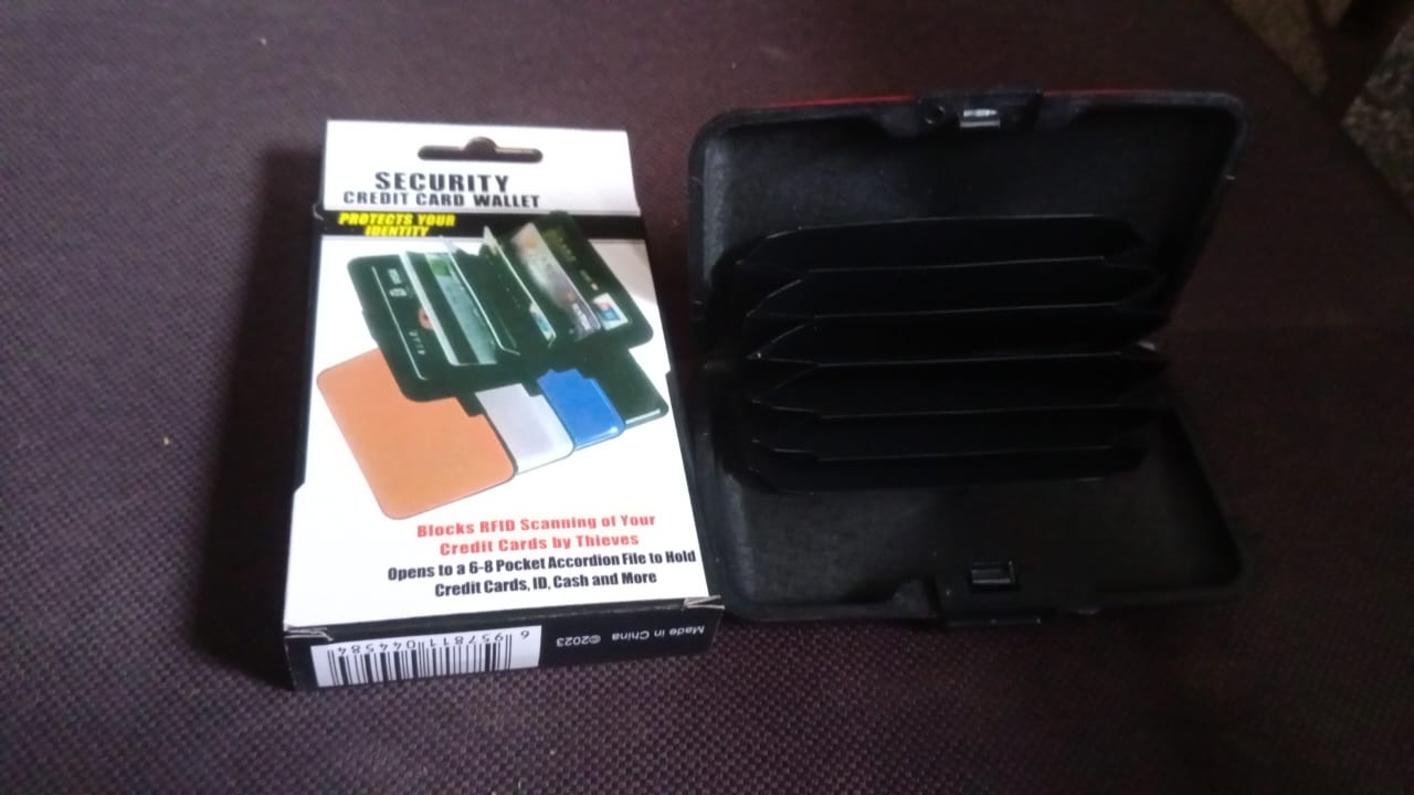 Plastic cardholder Waterproof Card Case (1 Pc) Variety Bazaar