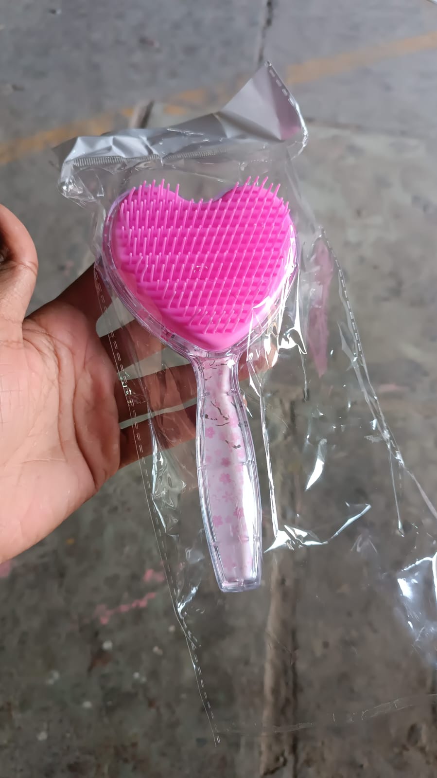 Heart Shape Hair Brush Massage Shower Comb (1 Pc), Hair accessories Variety Bazaar
