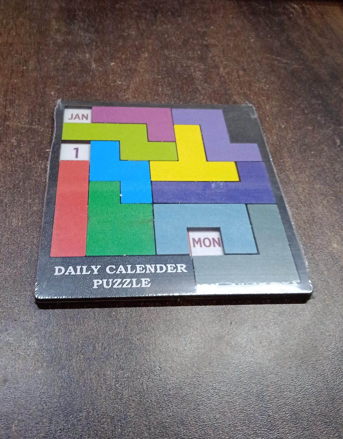 Wooden Daily Calendar Puzzle (Multicolor / 1 Set) Variety Bazaar