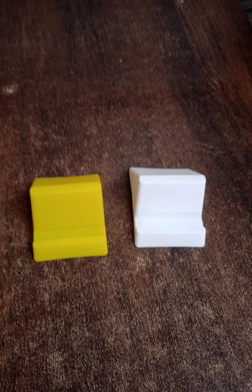 Compact Plastic Mobile Phone Holder Stand (1 Pc & Mix Color) Variety Bazaar