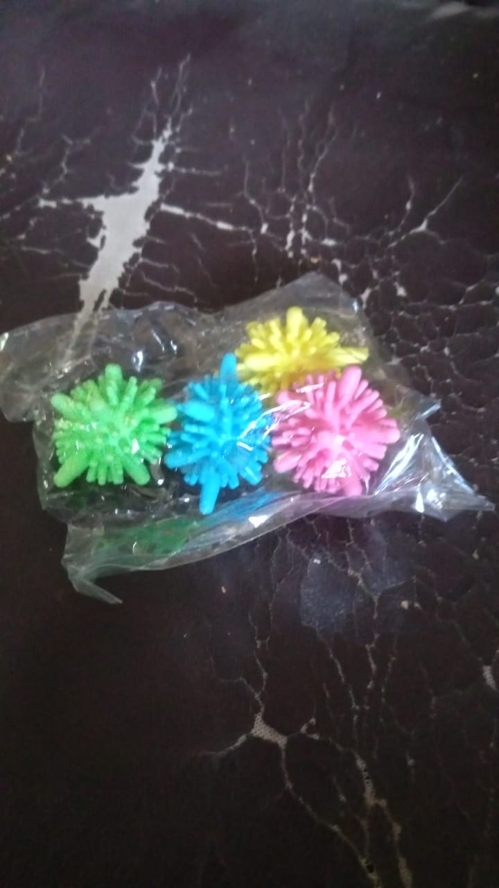 Soft Star Washing Machine, Laundry Dryer Balls Laundry Ball (4 Pcs / Multi Color) Variety Bazaar