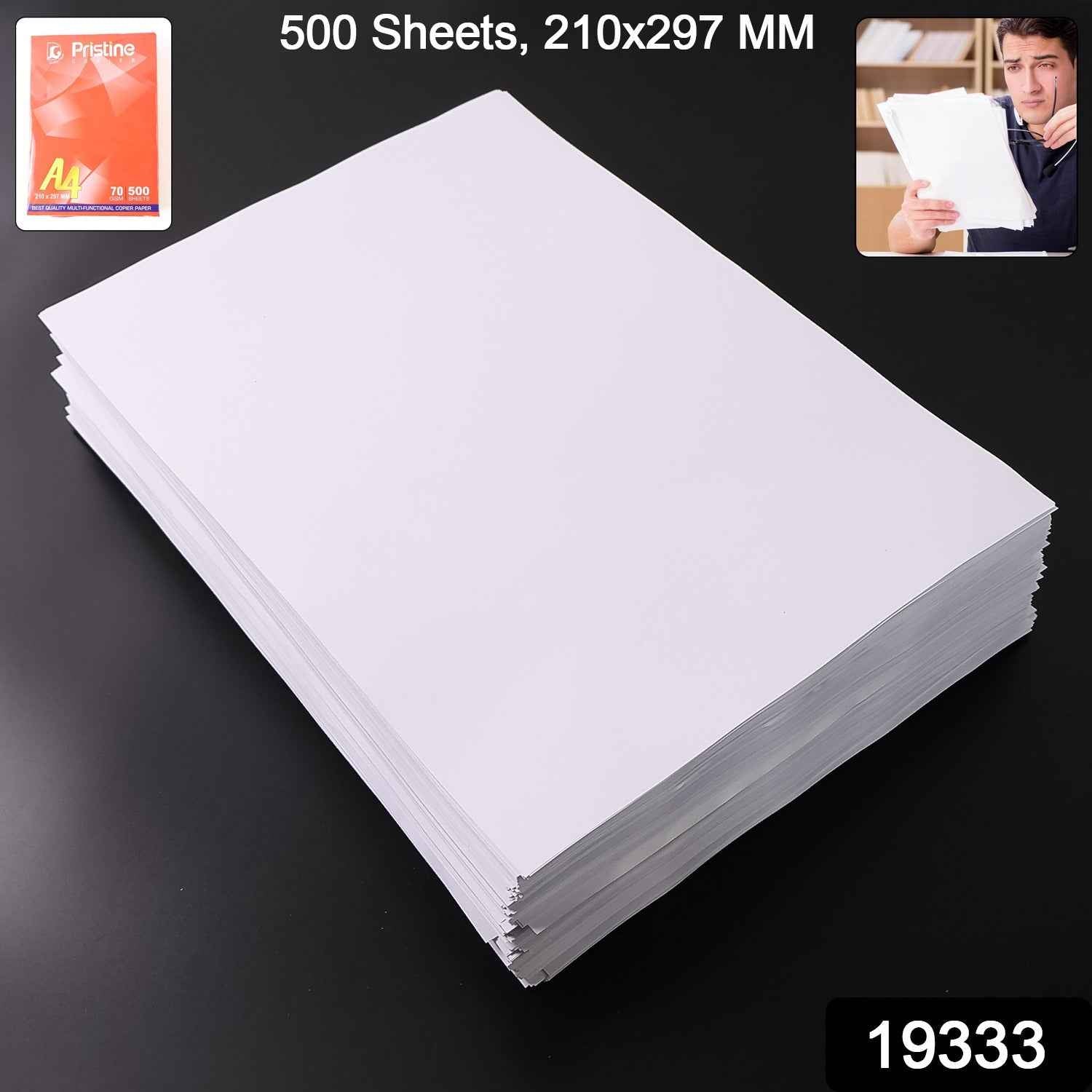 500 Sheets A4 Size Multipurpose Copier Paper – 70 GSM High Bright White Printing Paper