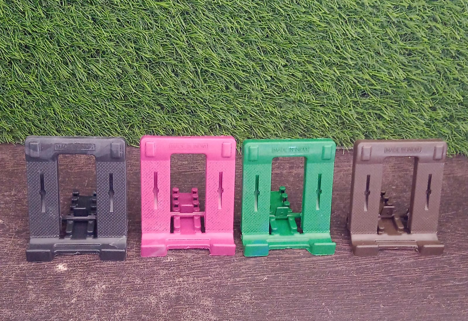 610 Adjustable 4 Steps Foldable Mobile Stand Holder (1 pc) Travel Sahayak