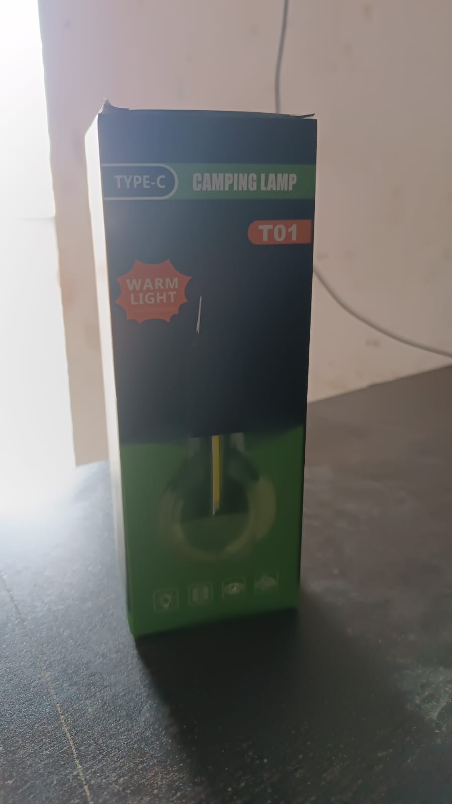 Rechargeable LED Camping Lantern – 3 Modes, Portable with Clip Hook (1 Pc) Variety Bazaar