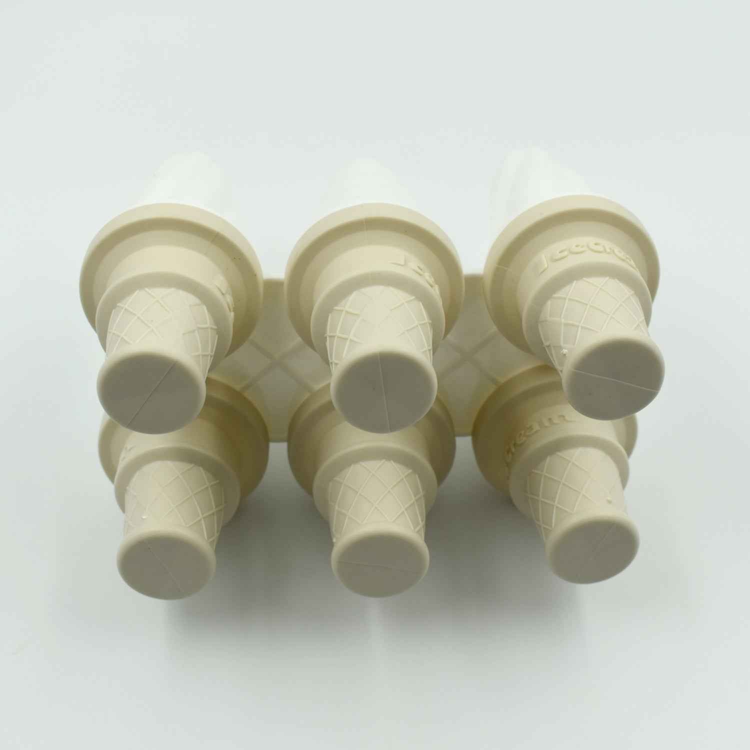 6304 6 Pc Ice Cream Mold Used For Making Ice-creams In All Kinds Of Places Including Restaurants And Ice-cream Parlours Etc.