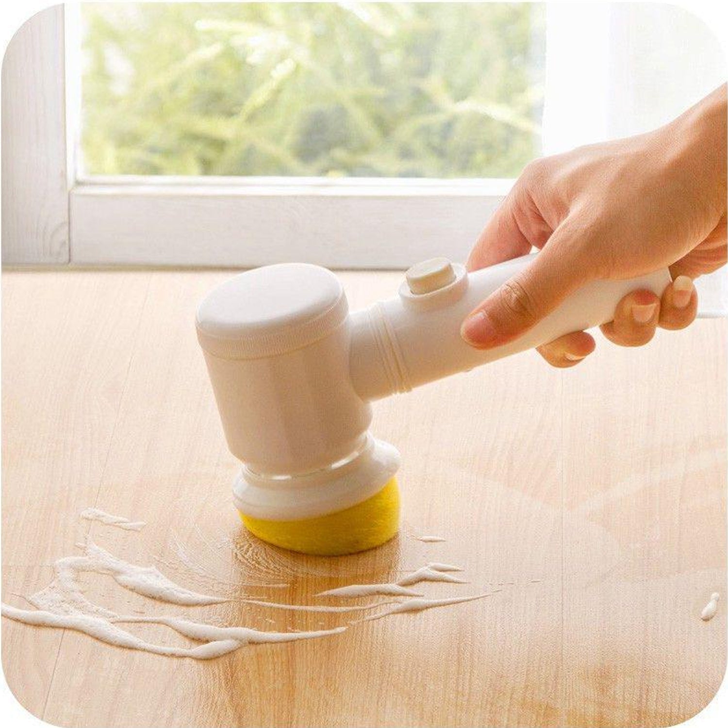 5in1 Home Kitchen Electric Cleaning Brush, Electric Spin Scrubber Variety Bazaar