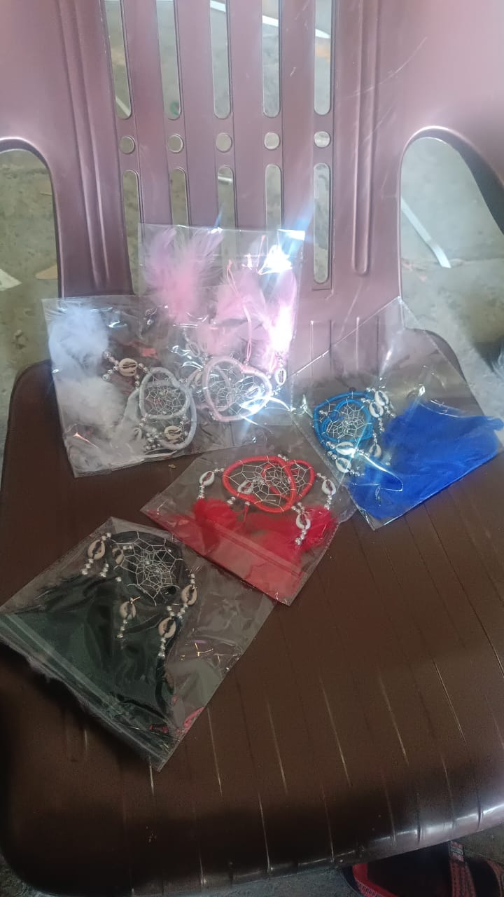 Wind Chimes Wall Hanging Handmade Art for Garden and Home Decor (Mix Design / 1 Pc) Variety Bazaar