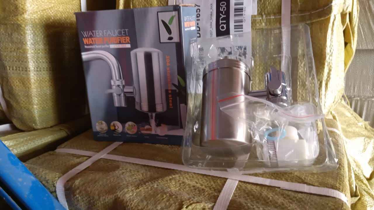 304 Stainless Steel Faucet Mount Water Filter Water Purifier (1 Set)