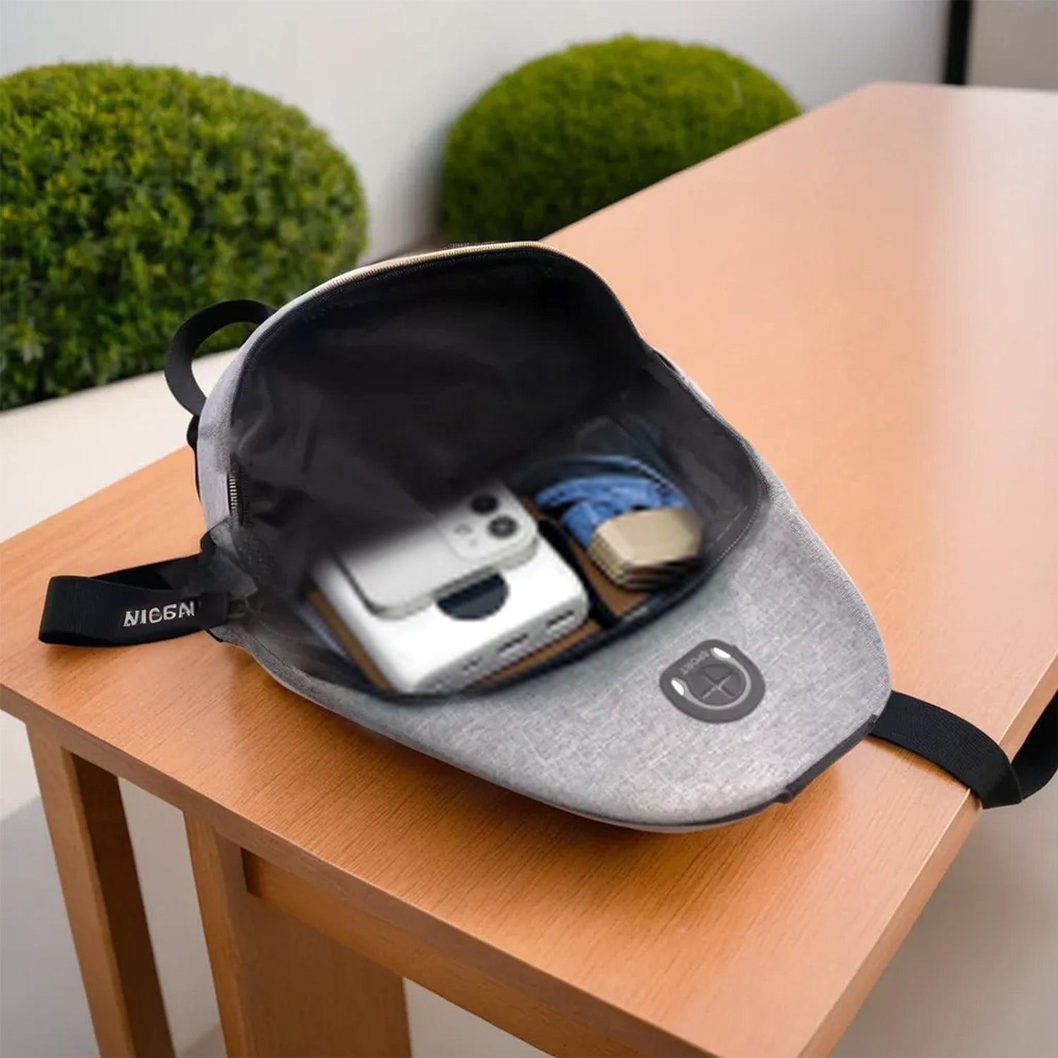 Waterproof Anti Theft Cross-body fanny pack waist bag, Shoulder Bags Chest Men Casual fashion USB Charging earphone hook Sling Travel Bag (1 Pc) Variety Bazaar