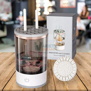Automatic Makeup Brush Cleaner Fast Electric Brush Cleaner Hand Free Machine Super Clean Brush Washer & Brushes Organizer Tool (1 Pc) Variety Bazaar