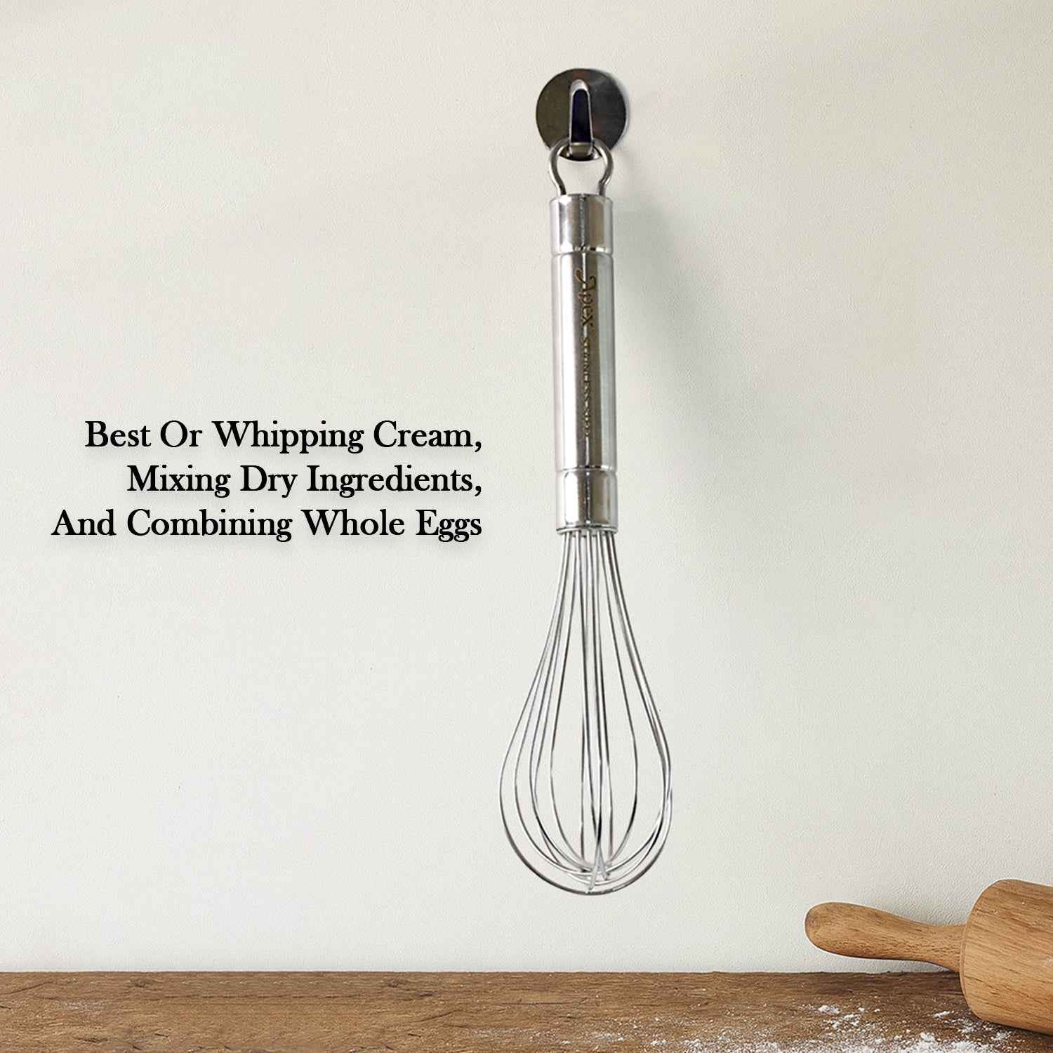 Apex Stainless Steel Small Hand Whisk (1 Pc)