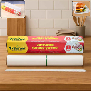 Freshee Multipurpose Grease-proof Non-stick Food Paper Roll 300 Mm 5 Meter