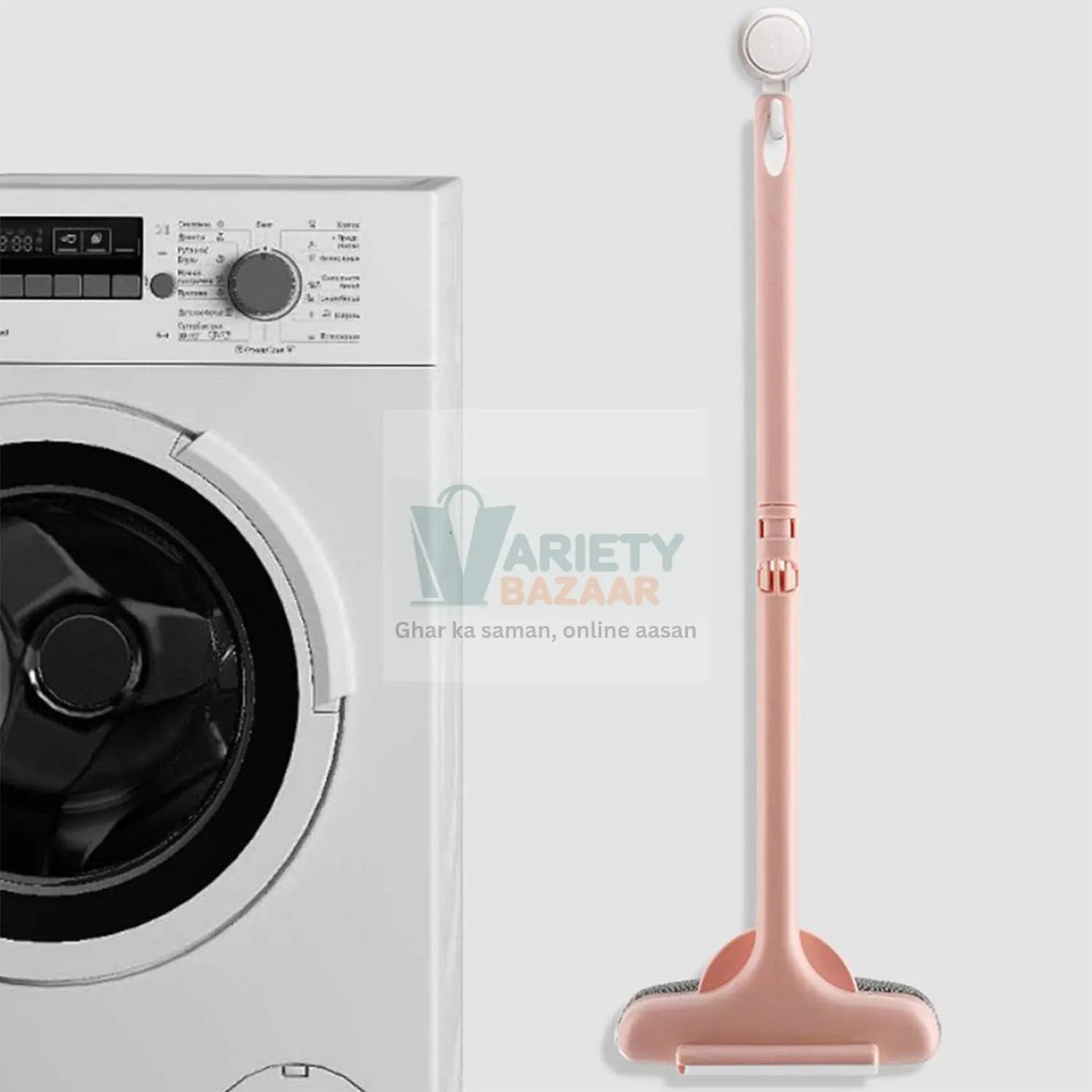 Brush 2 in 1 Mesh Cleaning Brush & Wiper with Extended Handle Window Cleaning Brush Net Cleaner,Magic Window Cleaner Brush, Window Mesh Cleaner (1 Pc) Travel Sahayak