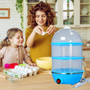 Egg Boiler / Poacher / Cooker / Electric Steamer (3 Layer) Variety Bazaar