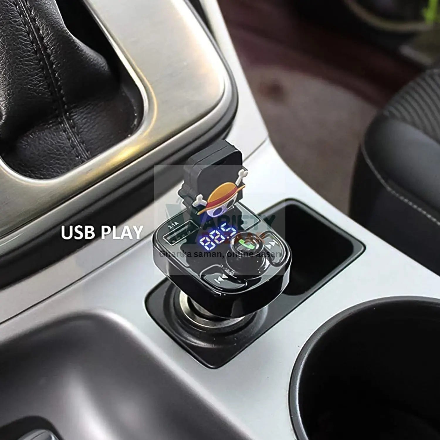CAR-X8 Bluetooth FM Transmitter Kit with Dual USB Fast Charger Variety Bazaar