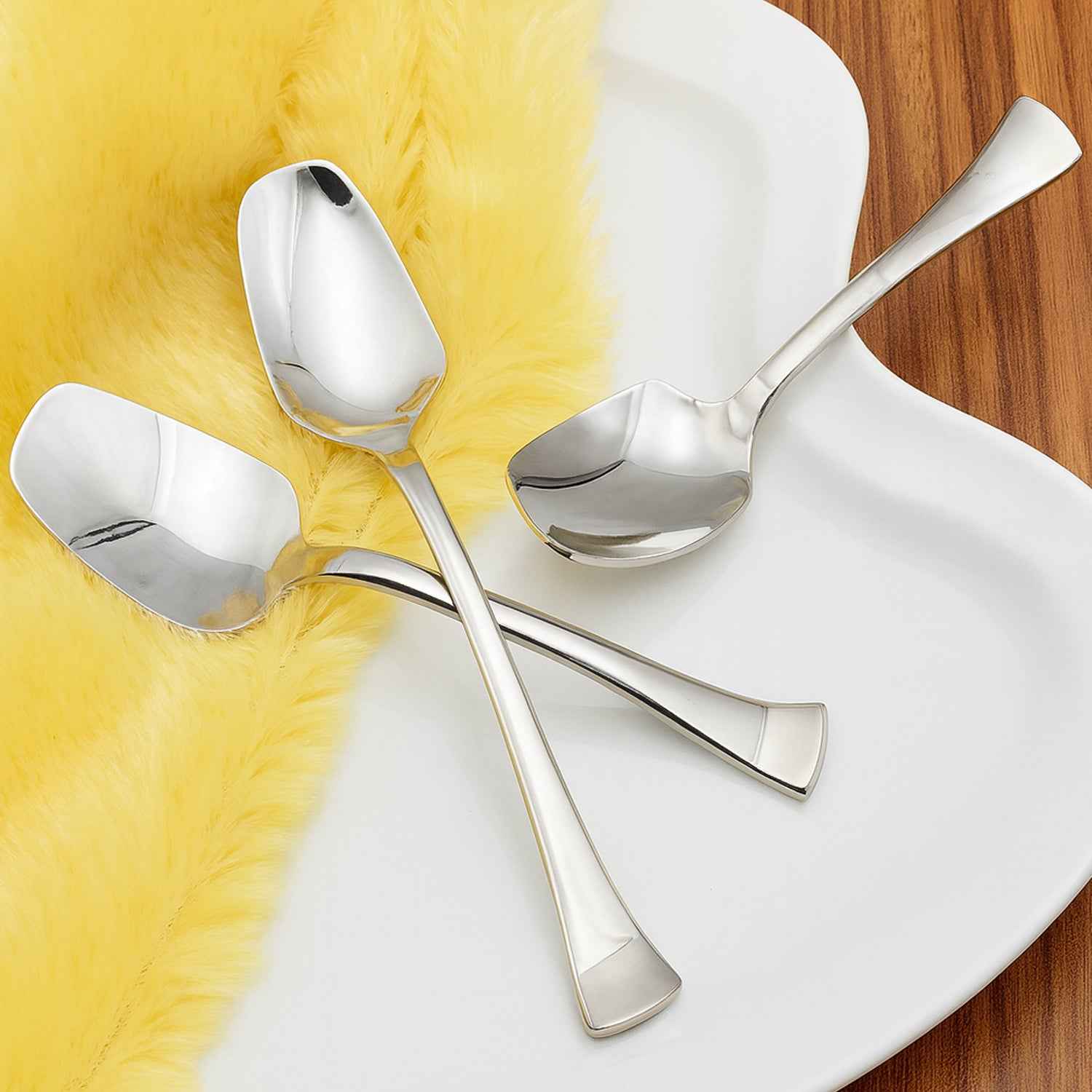 Stainless Steel Ice-cream Spoon - (3 Pc Set)