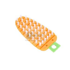 Carrot-Shaped Non-Toxic Vegetable Scrubbing Brush for Fruits & Veggies Variety Bazaar