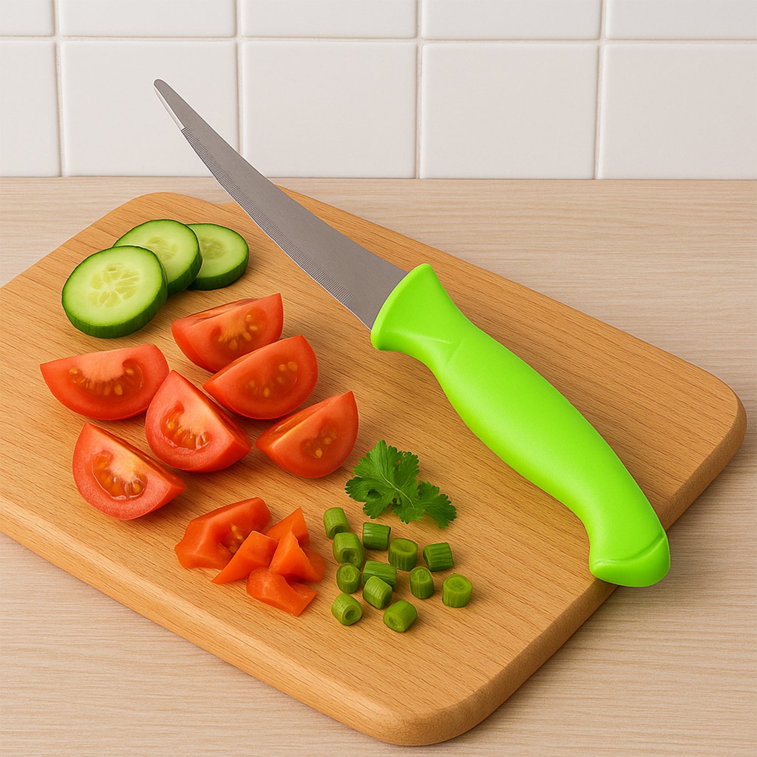 Premium Quality Multipurpose Kitchen Knife With Soft Ergonomic Handle (1 Pc)