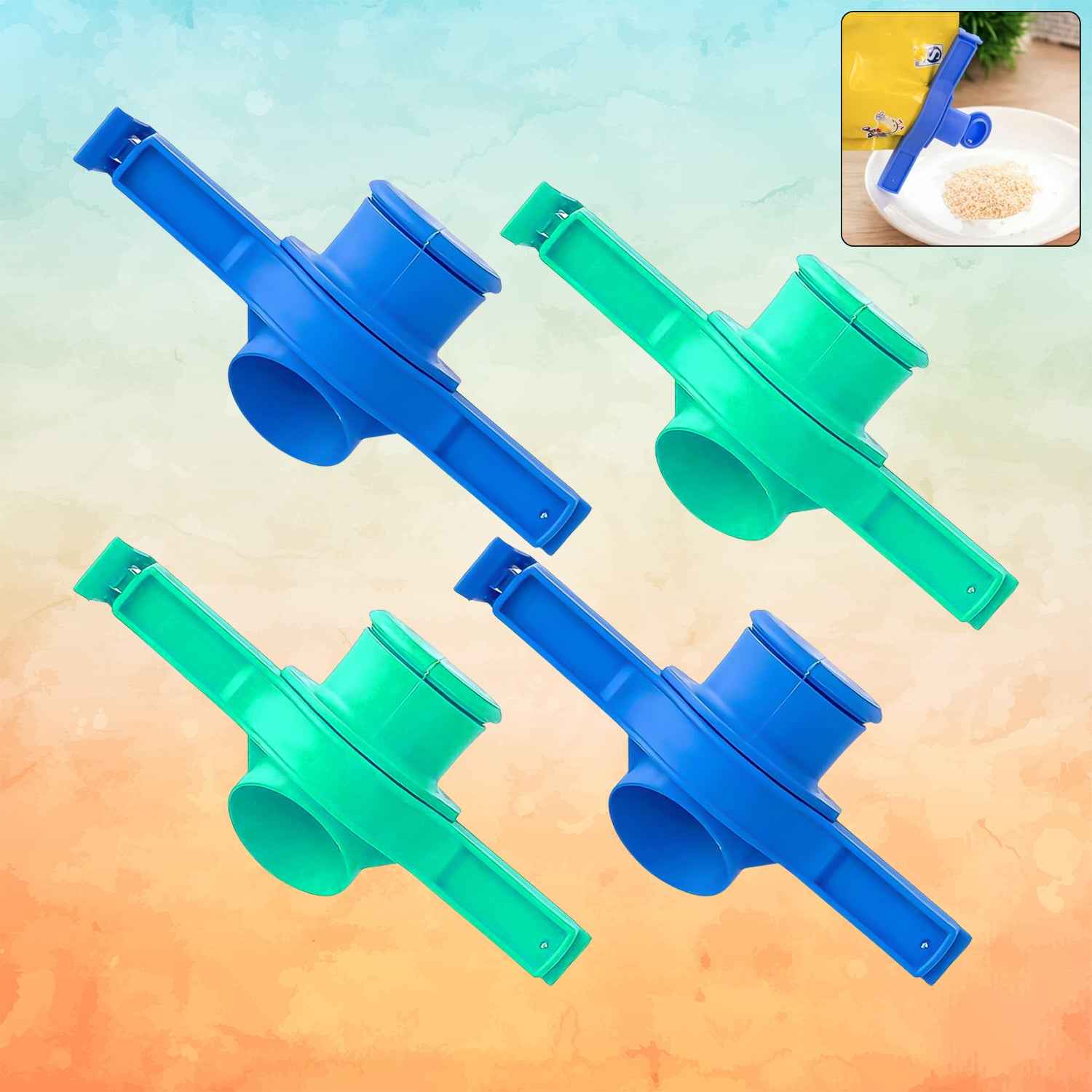 Packet Pourer Sealer Clip - (4 Pc)