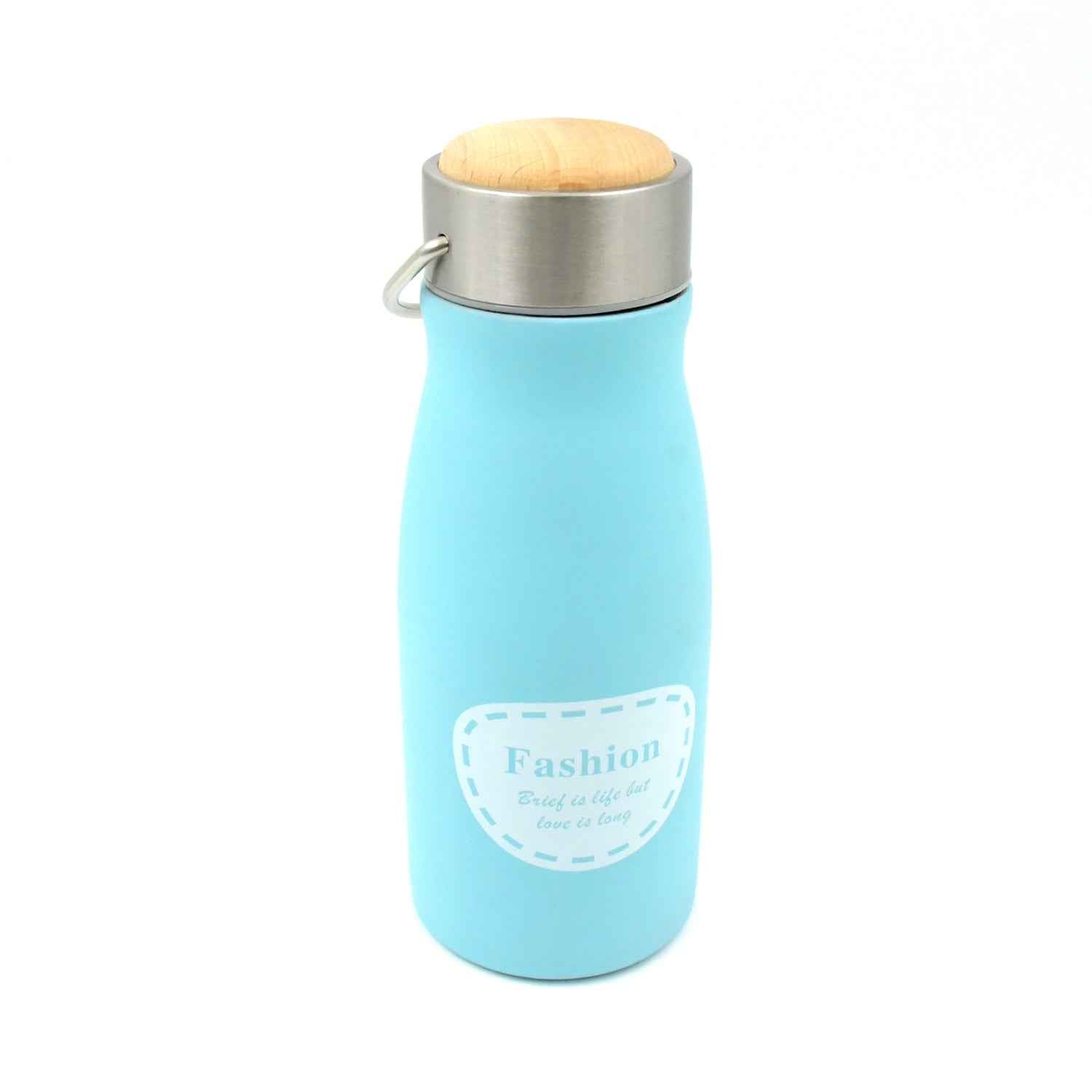 0285 Stainless Steel Water Bottle With Handle Fridge Water Bottle Stainless Steel Water Bottle Leak Proof Rust Proof Hot Cold Drinks Gym Sipper Bpa Free Food Grade Quality Steel Fridge Bottle For Officegymschool (360 Ml)