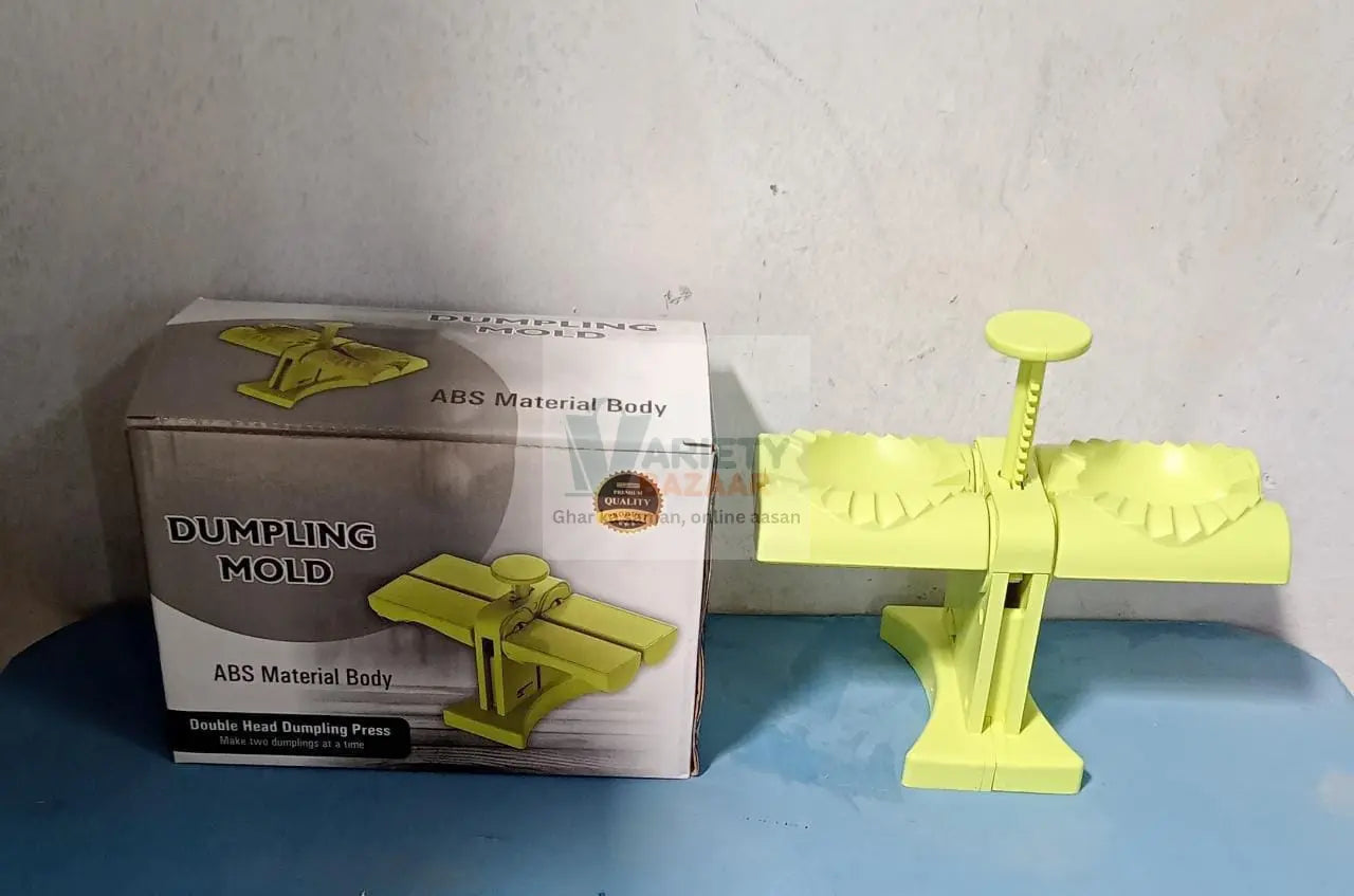 Double Head Dumpling Maker Mold – Easy Tool for Making Dumplings, Press Mold Kitchen Accessory Variety Bazaar