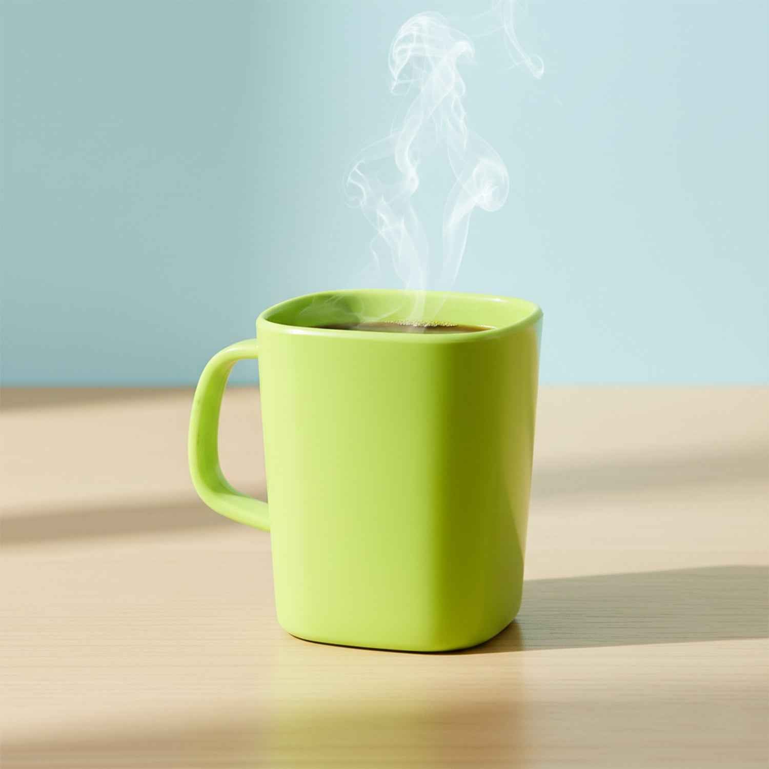 Square Melamine Mug Premium Durable Lightweight Cup (1 Pc)