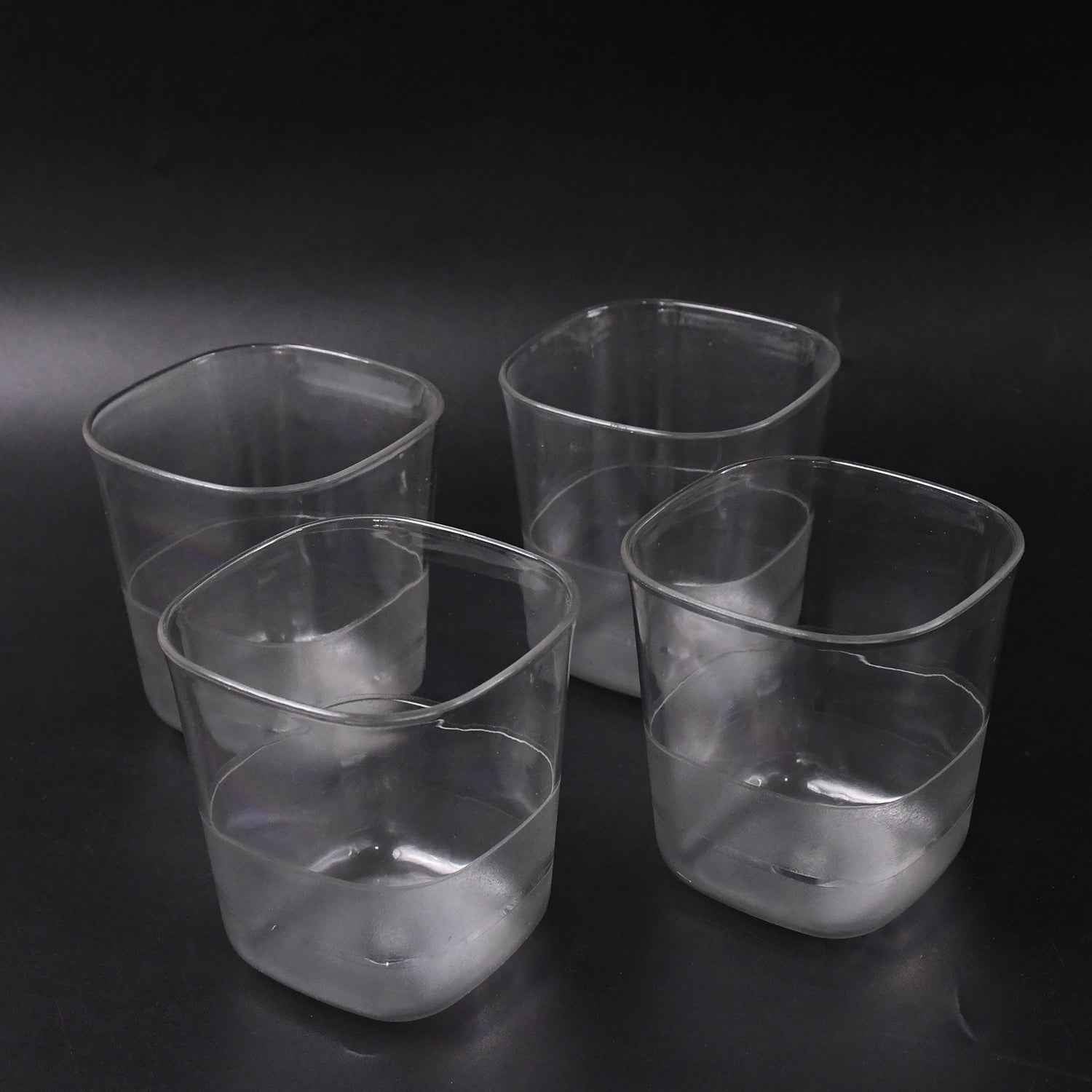 Transparent Stylish Premium Jug With Elegant Handle (2000 Ml Jug Approx 4 Pcs Plastic Glass)