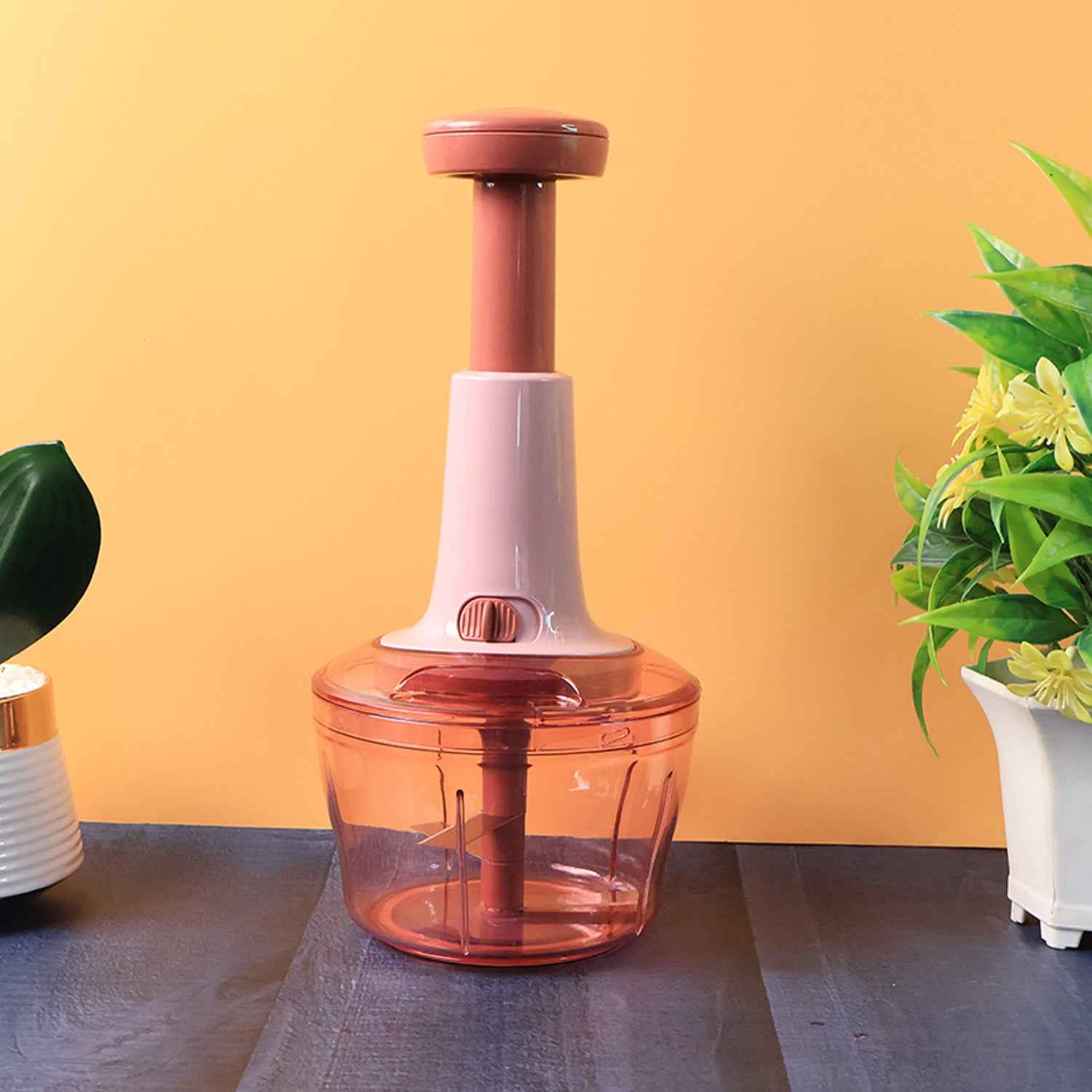 Apex Smart Manual Vegetable Fruit Chopper With 800 Ml Capacity