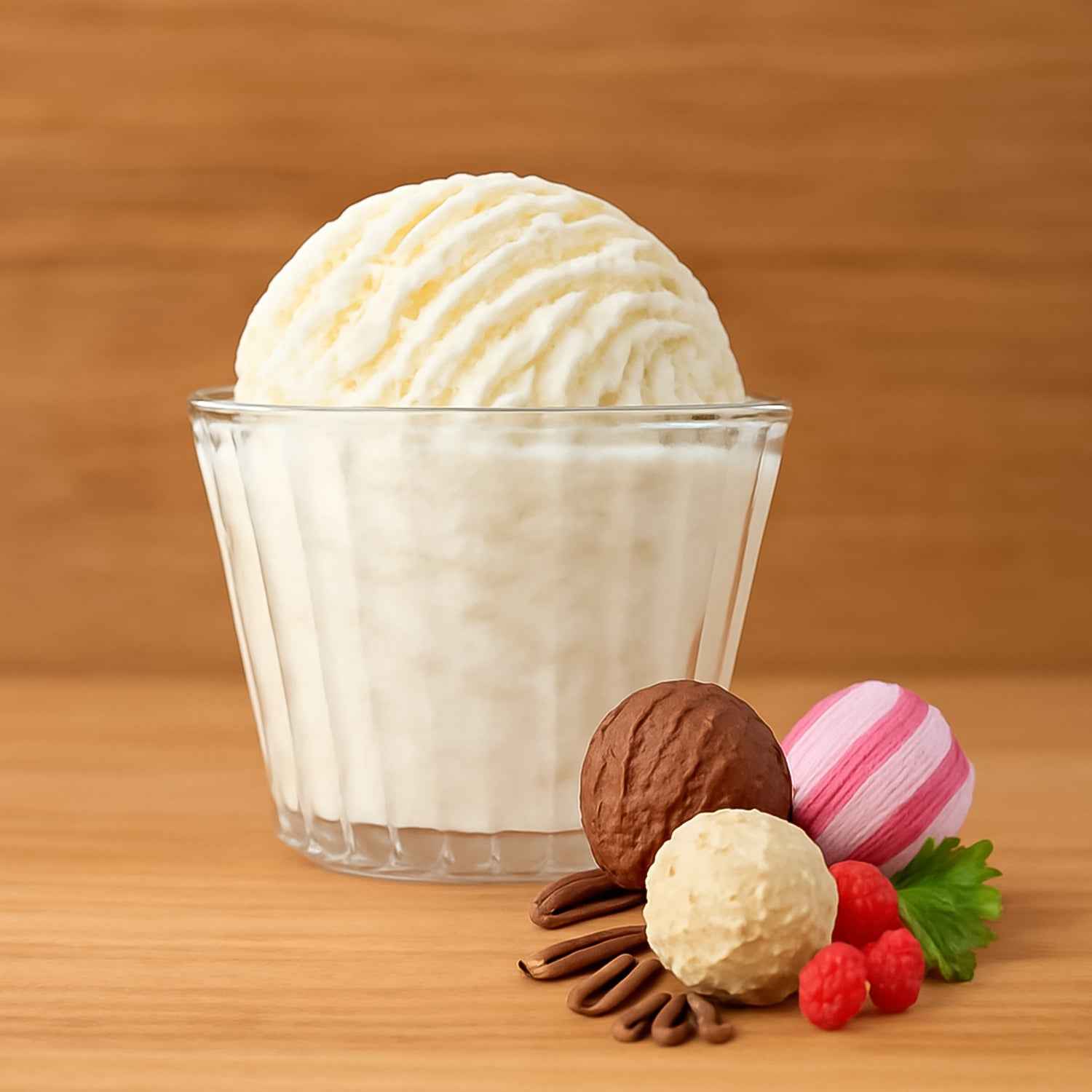 Premium Transparent Plastic Dessert Bowl Set 6 Pieces