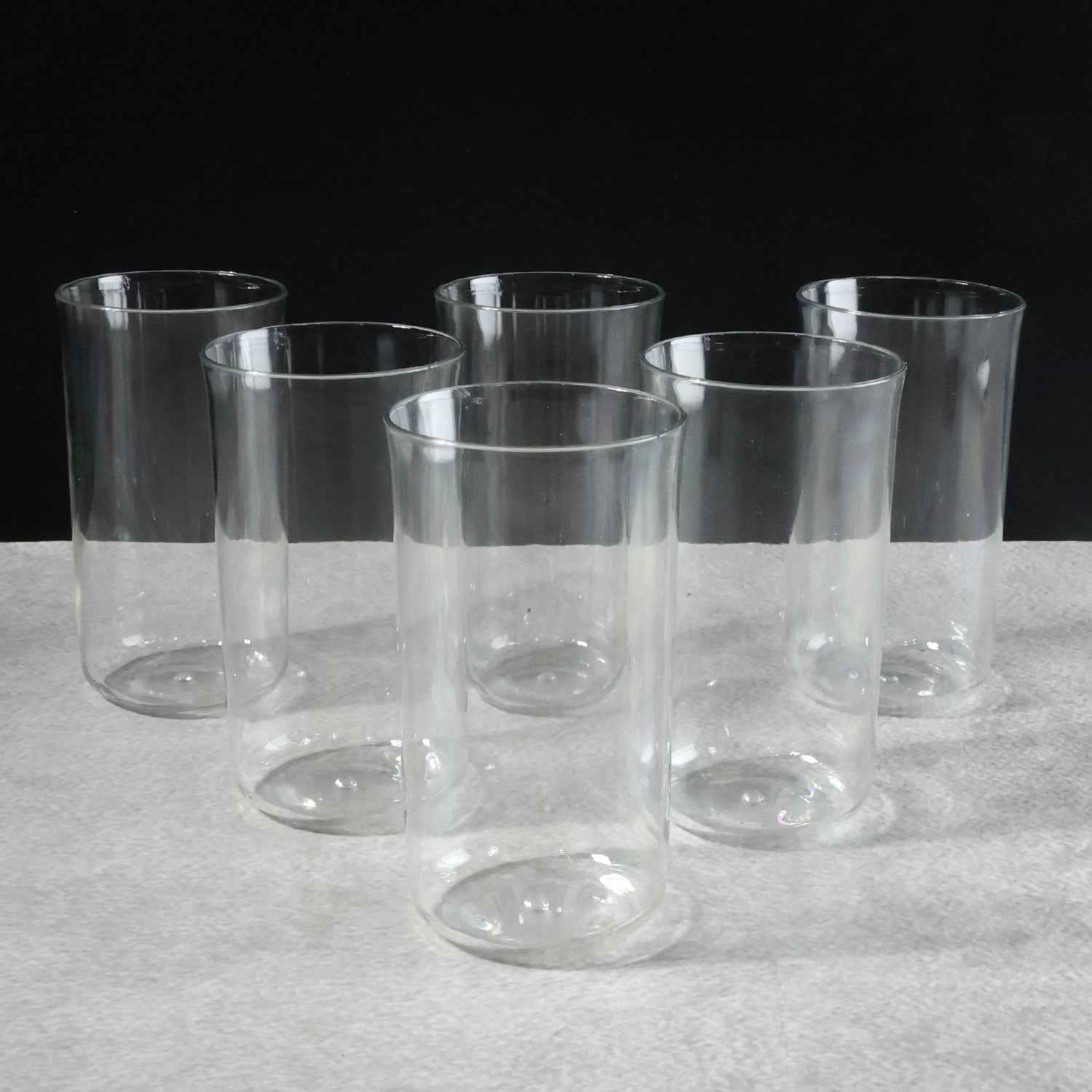 Glossy Plastic Glass Set (6 Pc 300 Ml)