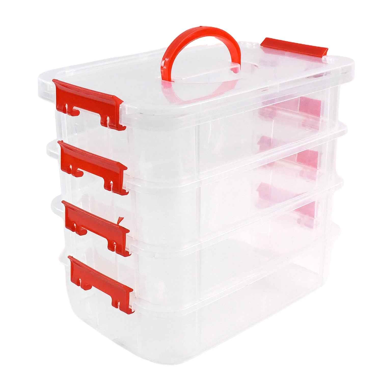 4-layer Transparent Multipurpose Plastic Storage Box
