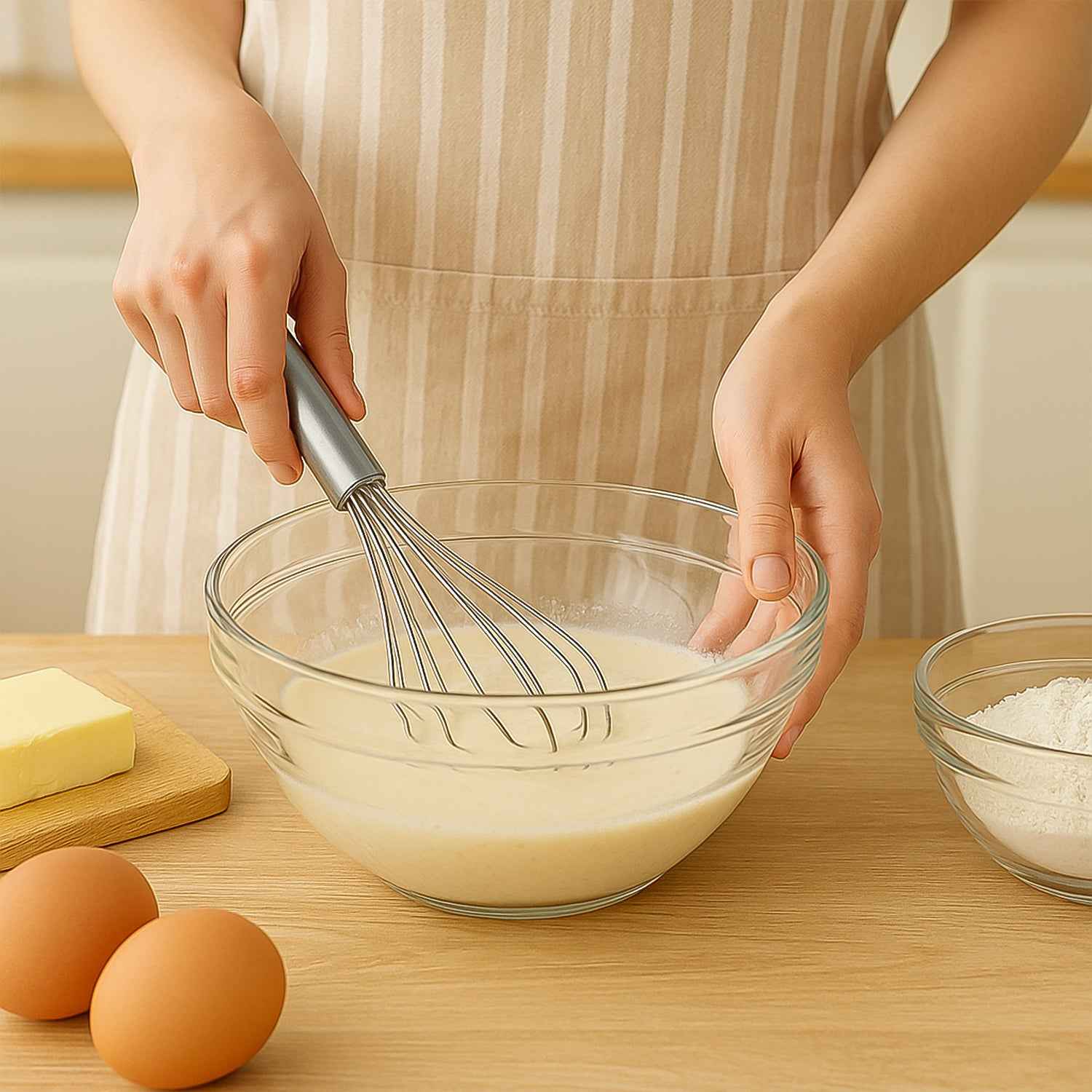 Small Stainless Steel Balloon Whisk (20cm 1 Pc)