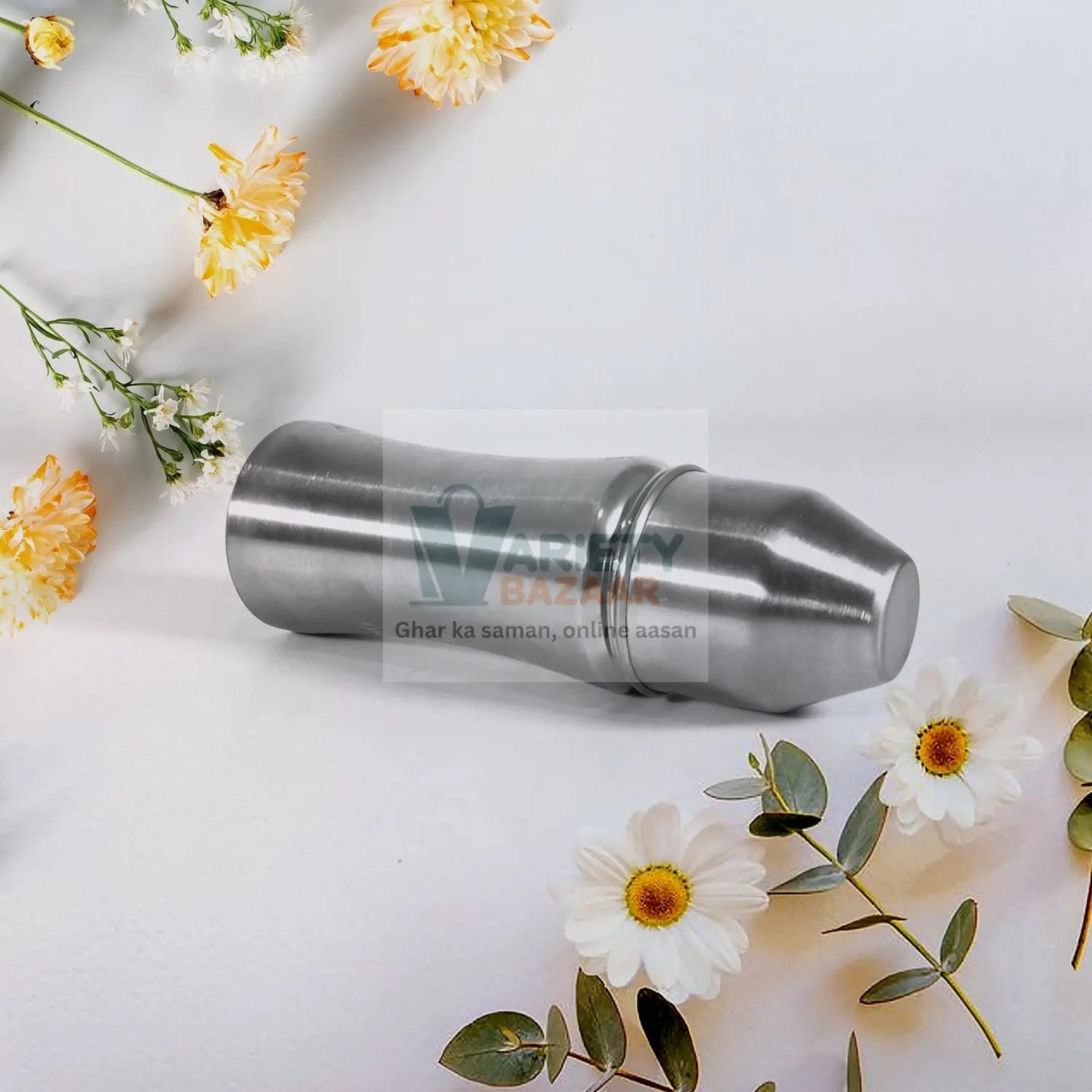 Ganesh Stainless Steel Baby Feeding Bottle, Milk Bottle for New Born / Infants / Toddler Up to 3 Years, BFA Free (250 ML Approx) Variety Bazaar