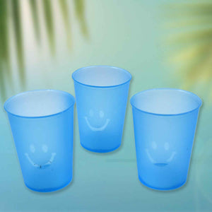 5560 Plastic Tumblers Lightweight Cups Glass Reusable Drinking Cups Restaurant Cups Dishwasher Safe Beverage Tumblers Glasses For Kitchen Water Transparent Glasses 3 Pc Set
