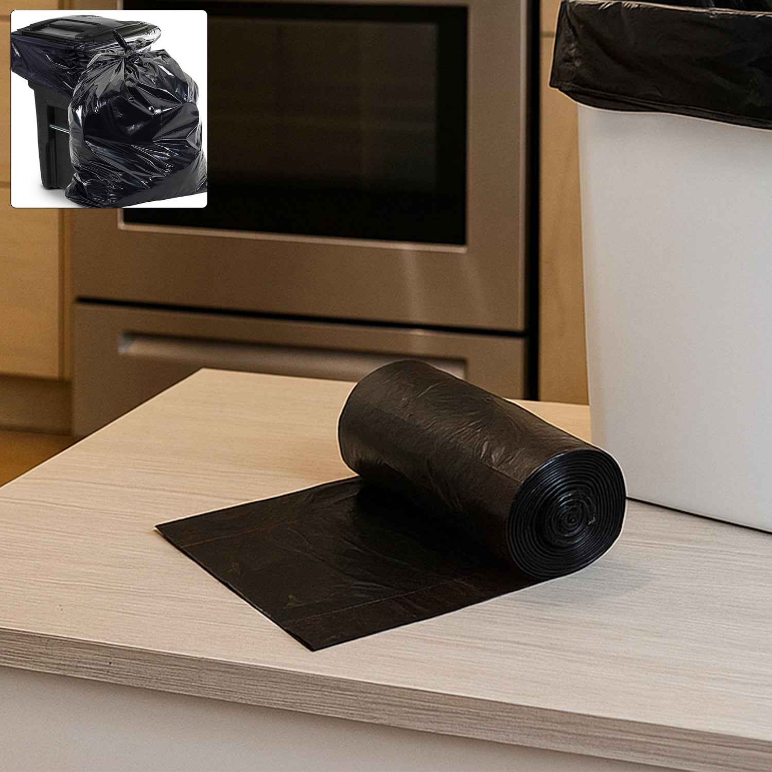 Garbage Bags Roll 45 X 45 Cm (1 Pc Mix Color)