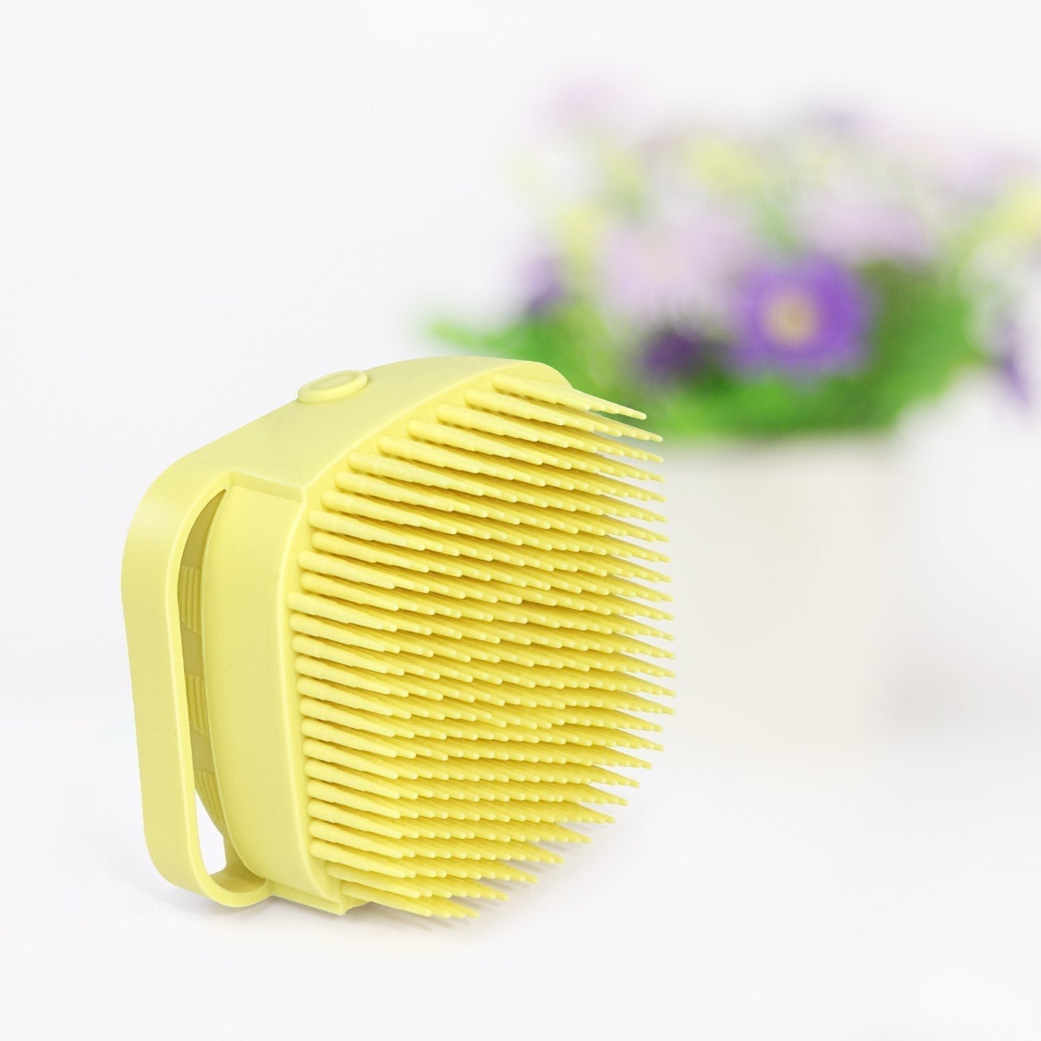 Silicone Massage Bath Body Brush Soft Bristle With Shampoo Dispenser Variety Bazaar