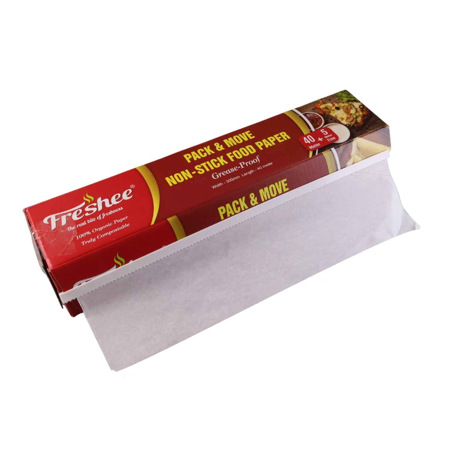 Freshee Pack Move Non-stick Food Paper 40 Meter + 5 Meter Free (Total 45 Meter)