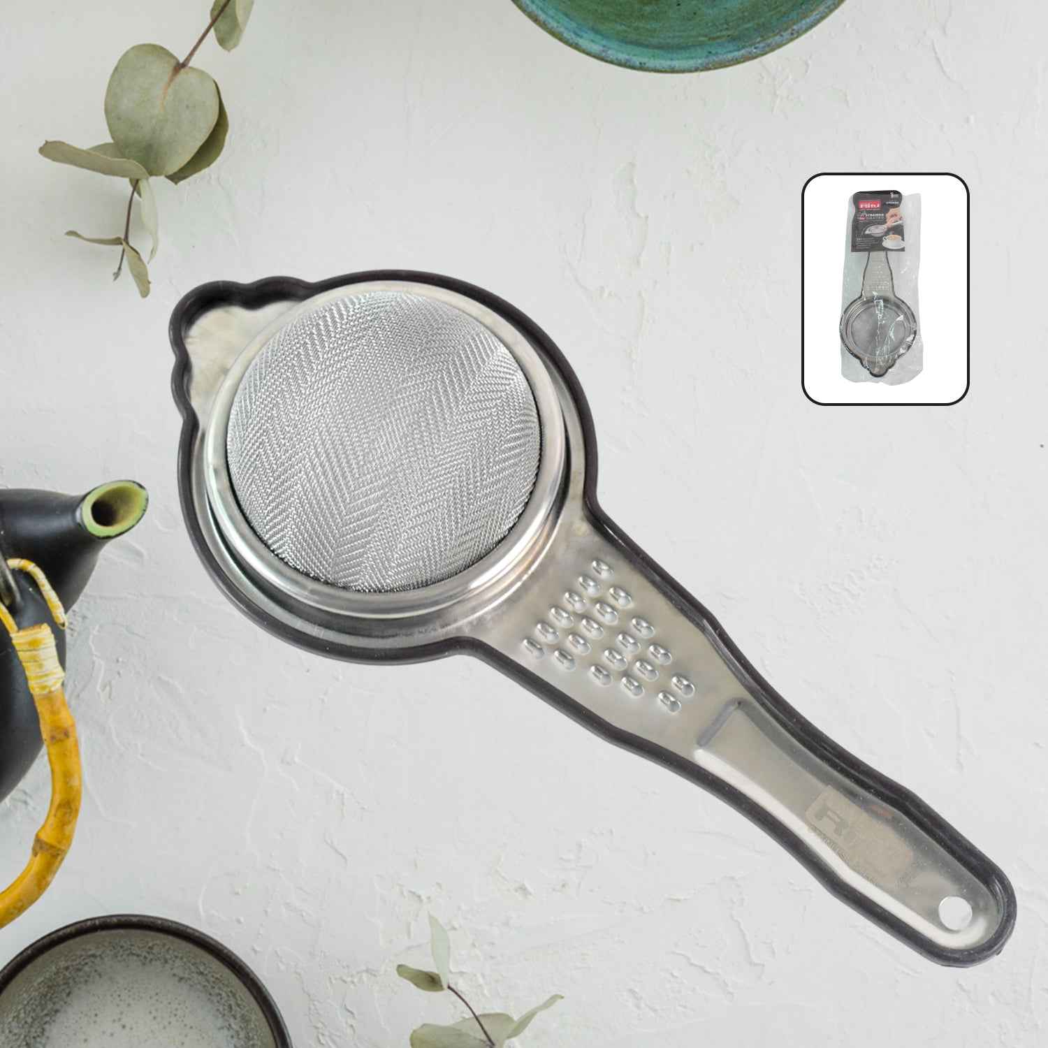 Heavy-duty Stainless Steel Fine Mesh Tea Strainer (1 Pc)