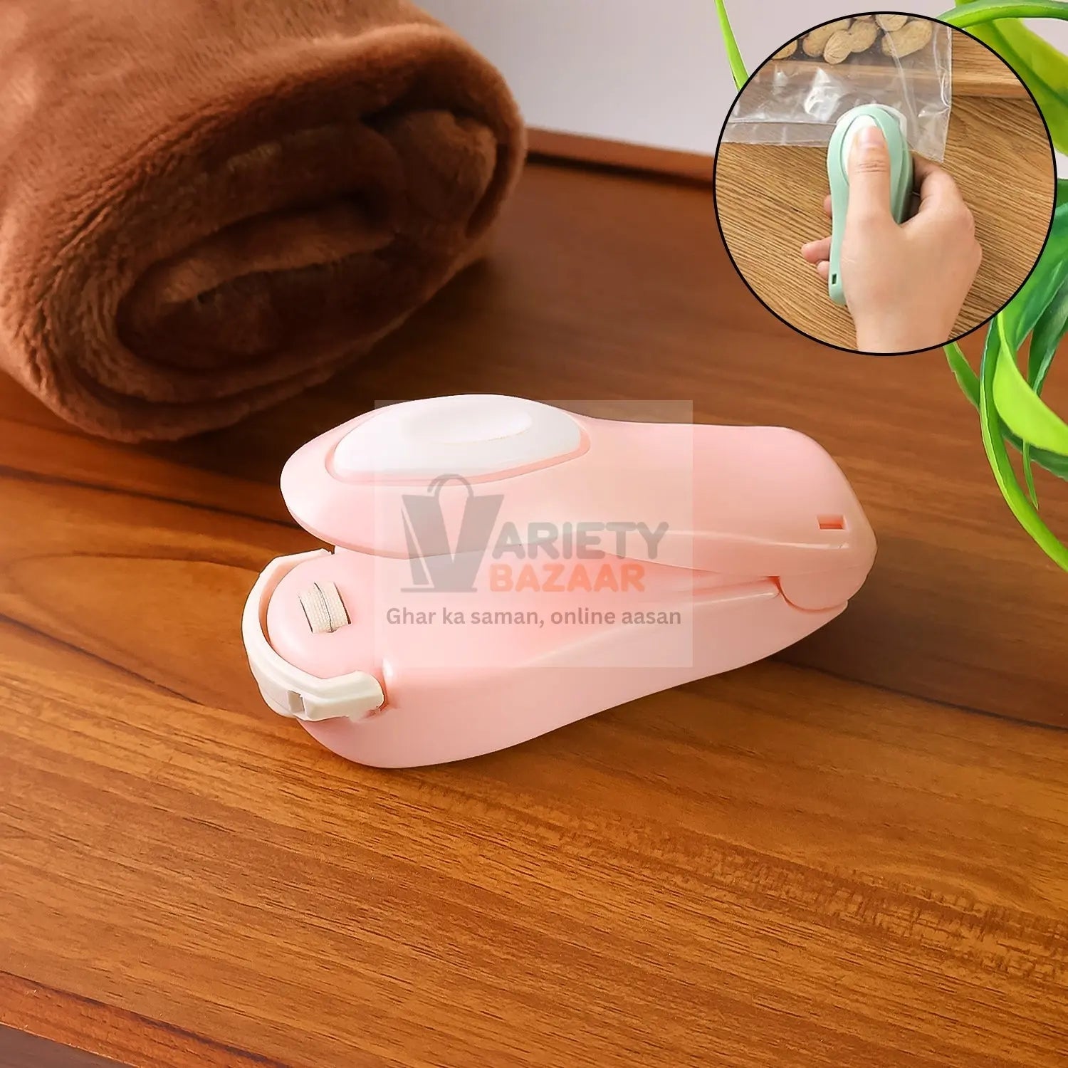 Hand Held Sealer (Mini Sealing Machine / Mix Color / 1 Pc) Variety Bazaar