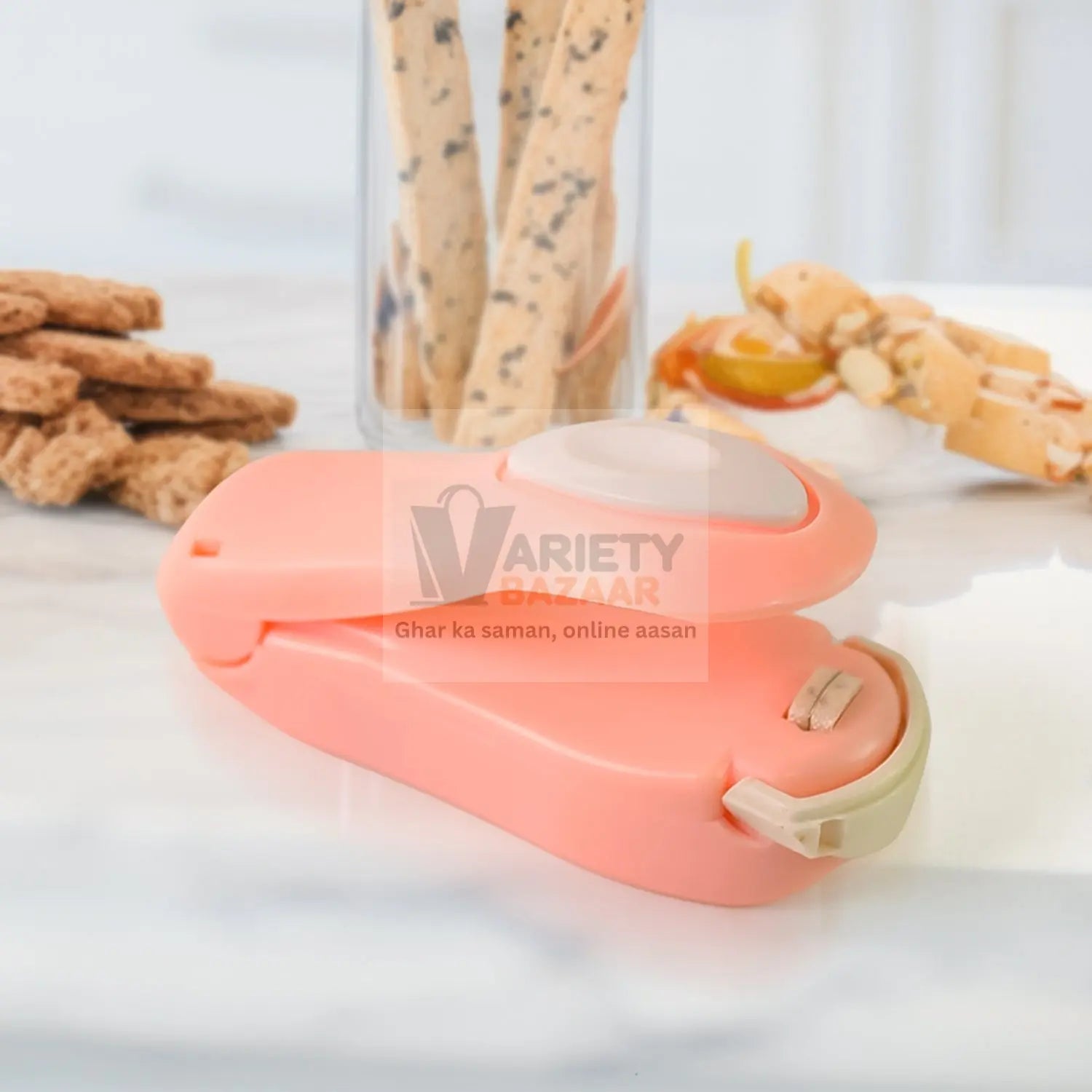 Hand Held Sealer (Mini Sealing Machine / Mix Color / 1 Pc) Variety Bazaar