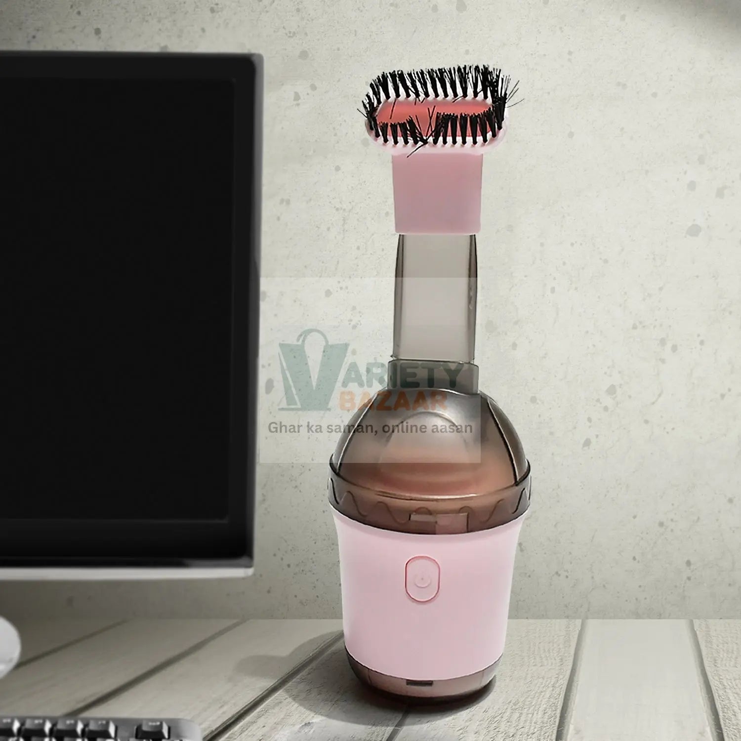 Handheld Vacuum Cleaner, Cordless Desktop Vacuum Cleaner One Button Switch for Office (1 pc) Variety Bazaar