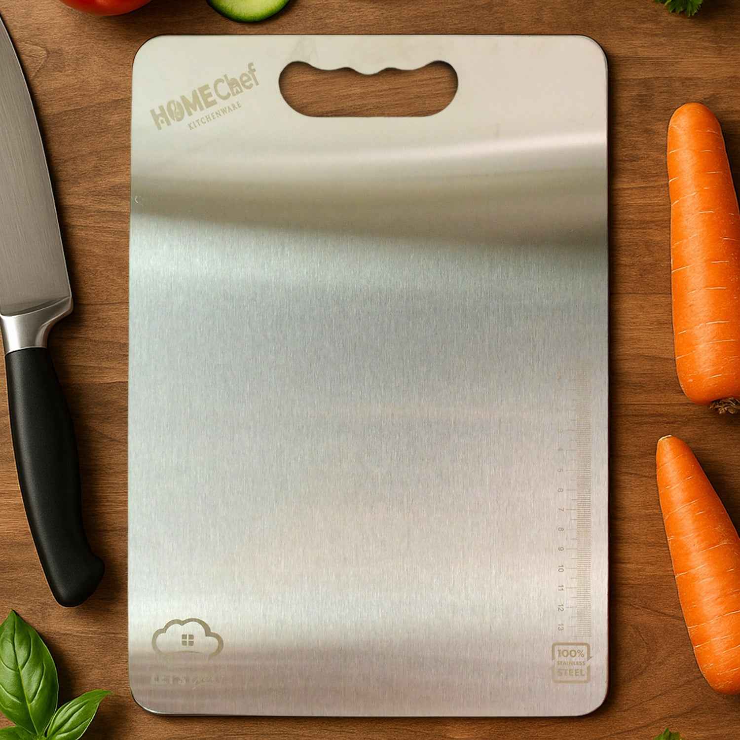 Premium Stainless Steel Cutting Board 229mm X 330mm (1 Pc)