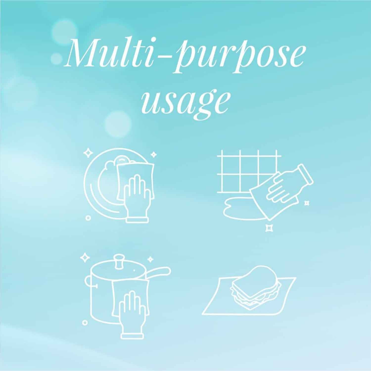 Freshee Super-absorbent Kitchen Roll 4-in-1 Paper Towels (4 Rolls 60 Sheets 240 Sheets)