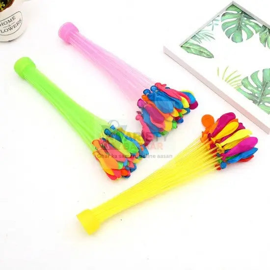 Holi Magic Water Balloons for Kids - 111 pcs (Multicolor) Variety Bazaar